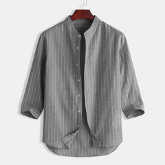 50% OFF | Pinstriped Summer Shirt