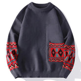 Embroidered Wool Sweater