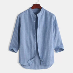 50% OFF | Pinstriped Summer Shirt