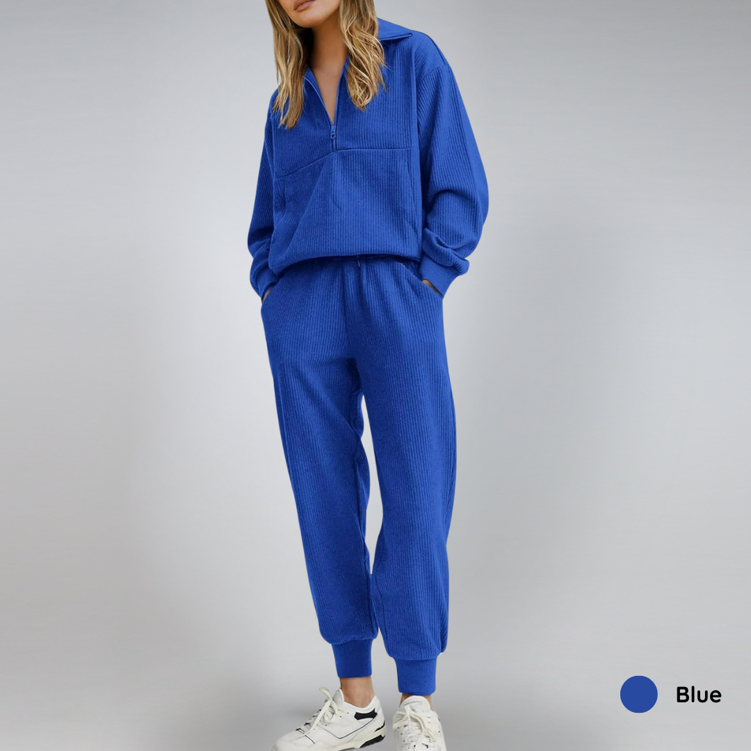 60% OFF | Cozy Ribbed Lounge Set